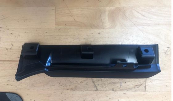 Ruang roda kiri untuk Tesla Model X 2015-2021 Hitam Plastik