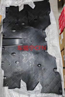 Black Rear Aero Shield untuk Tesla Model S/X 2021 ABS Plastik