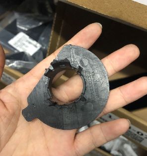 Tesla Model S Front Bumper Parking Sensor Bracket S11 2015-2021 Hitam plastik