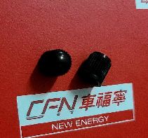 Tutup Debu TPMS Tesla Model 3/Y/X/S - Penutup Batang Katup Plastik Hitam