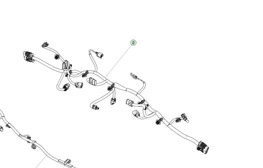 Tesla Model 3 2020 Rakitan Harness FEM 1567961-00-A Hitam