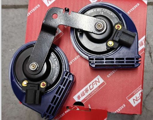 Tesla Model Y Dual-Tone Horn Set 520Hz/420Hz 12V IP67