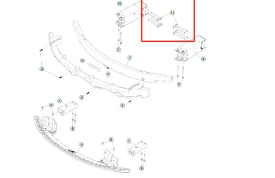 Baut HF M10-1.5X157 untuk Tesla Model 3/Y - 1120775-00-A