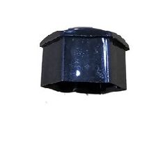 Tutup Kacang Roda Hitam Matte untuk Tesla Model S/3 22mm 15mm ABS Plastik