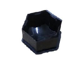 Tutup Kacang Roda Hitam Matte untuk Tesla Model S/3 22mm 15mm ABS Plastik