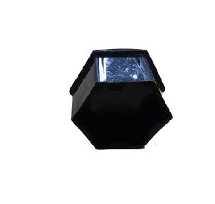 Tutup Mur Roda Tesla Hitam Mengkilap 22mm Plastik ABS 5x5x3cm