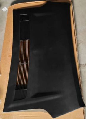 Tesla Model S 2021+ Apron Frunk Belakang 40x22x6cm Plastik Hitam