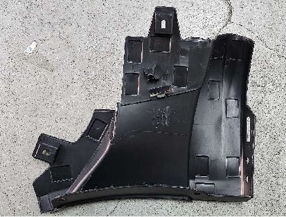 Tesla Model S 2021 Bagian Depan Kiri Bumper Bracket 43x35x10cm Hitam