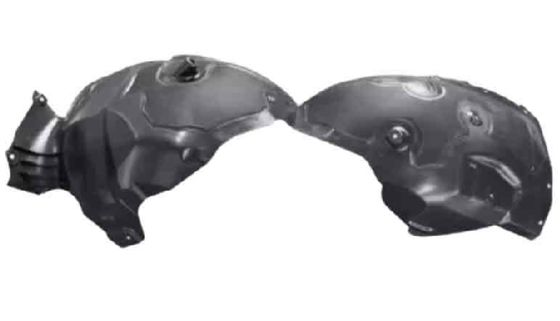 Pelindung Roda Depan Kiri Tesla Model 3 2023+ 170x80x35mm Plastik Hitam