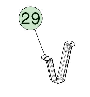 High Durability Left-Hand Trunk Bracket Assembly untuk Tesla Model X (2015-2021) OEM Bagian 1049739-00-G